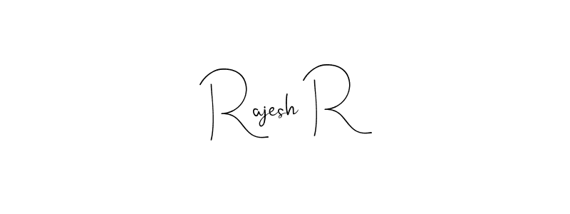 How to Draw Rajesh R signature style? Andilay-7BmLP is a latest design signature styles for name Rajesh R. Rajesh R signature style 4 images and pictures png