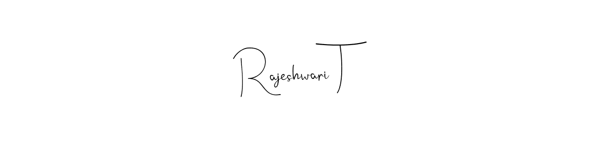 How to Draw Rajeshwari T signature style? Andilay-7BmLP is a latest design signature styles for name Rajeshwari T. Rajeshwari T signature style 4 images and pictures png