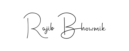 Practice writing Rajib Bhowmik with the flow of Andilay-7BmLP lettering. A fantastic source of inspiration for developing your personal signature style. Rajib Bhowmik signature style 4 images and pictures png