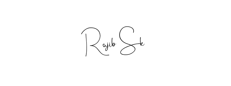 Also You can easily find your signature by using the search form. We will create Rajib Sk name handwritten signature images for you free of cost using Andilay-7BmLP sign style. Rajib Sk signature style 4 images and pictures png