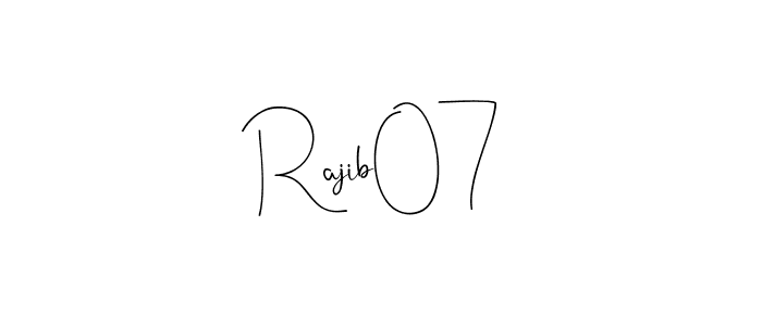 Similarly Andilay-7BmLP is the best handwritten signature design. Signature creator online .You can use it as an online autograph creator for name Rajib07. Rajib07 signature style 4 images and pictures png