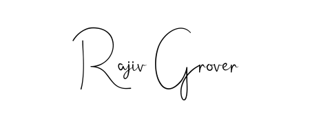 Design your own signature with our free online signature maker. With this signature software, you can create a handwritten (Andilay-7BmLP) signature for name Rajiv Grover. Rajiv Grover signature style 4 images and pictures png