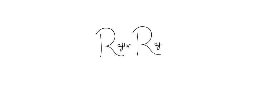 if you are searching for the best signature style for your name Rajiv Raj. so please give up your signature search. here we have designed multiple signature styles  using Andilay-7BmLP. Rajiv Raj signature style 4 images and pictures png