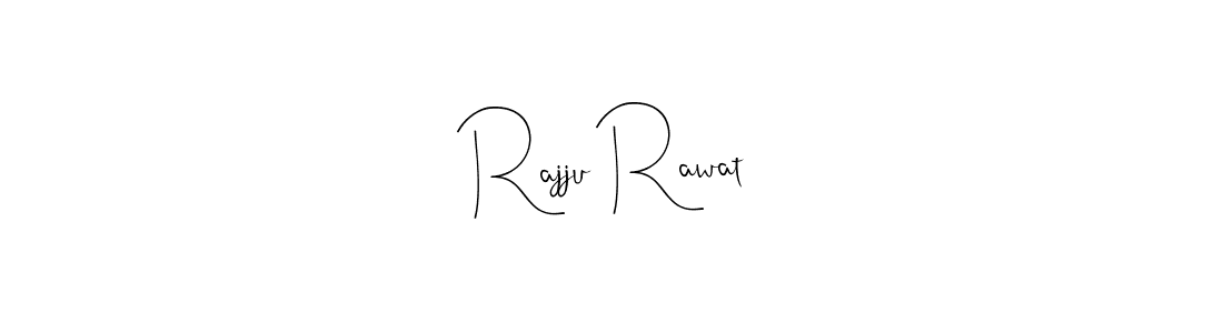 Use a signature maker to create a handwritten signature online. With this signature software, you can design (Andilay-7BmLP) your own signature for name Rajju Rawat. Rajju Rawat signature style 4 images and pictures png