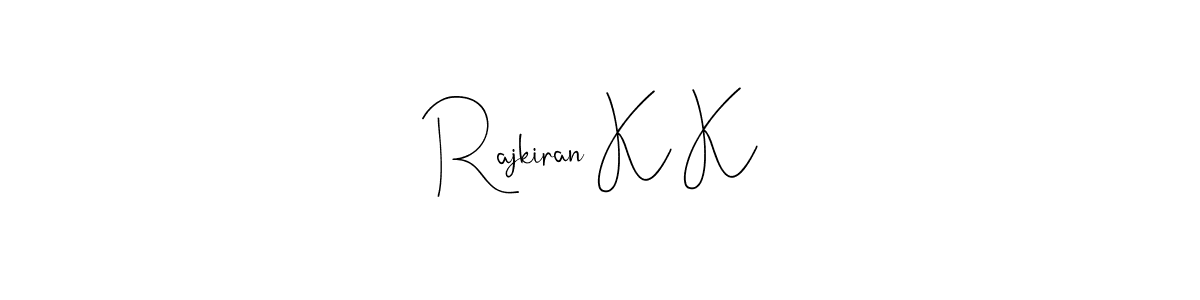 See photos of Rajkiran K K official signature by Spectra . Check more albums & portfolios. Read reviews & check more about Andilay-7BmLP font. Rajkiran K K signature style 4 images and pictures png