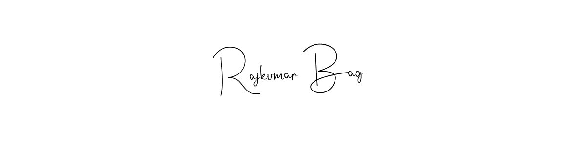 if you are searching for the best signature style for your name Rajkumar Bag. so please give up your signature search. here we have designed multiple signature styles  using Andilay-7BmLP. Rajkumar Bag signature style 4 images and pictures png