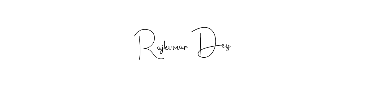 You can use this online signature creator to create a handwritten signature for the name Rajkumar Dey. This is the best online autograph maker. Rajkumar Dey signature style 4 images and pictures png