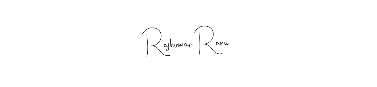 Rajkumar Rana stylish signature style. Best Handwritten Sign (Andilay-7BmLP) for my name. Handwritten Signature Collection Ideas for my name Rajkumar Rana. Rajkumar Rana signature style 4 images and pictures png