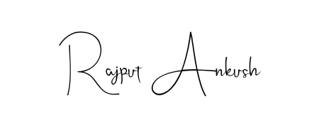 Similarly Andilay-7BmLP is the best handwritten signature design. Signature creator online. You can use it as an online autograph creator for name Rajput Ankush. Rajput Ankush signature style 4 images and pictures png