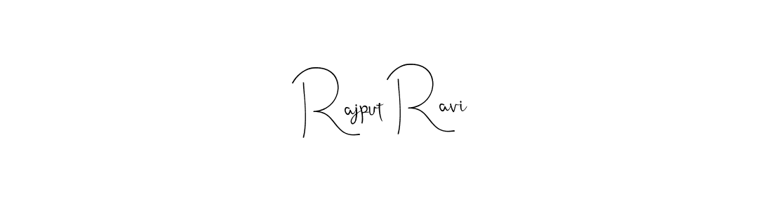 Use a signature maker to create a handwritten signature online. With this signature software, you can design (Andilay-7BmLP) your own signature for name Rajput Ravi. Rajput Ravi signature style 4 images and pictures png