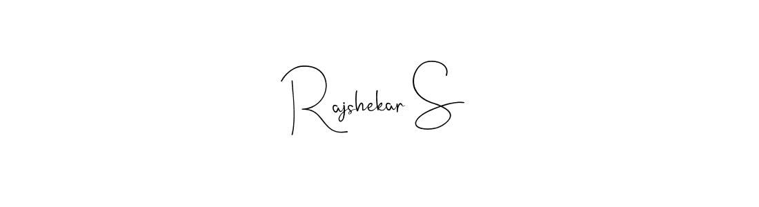 Once you've used our free online signature maker to create your best signature Andilay-7BmLP style, it's time to enjoy all of the benefits that Rajshekar S name signing documents. Rajshekar S signature style 4 images and pictures png