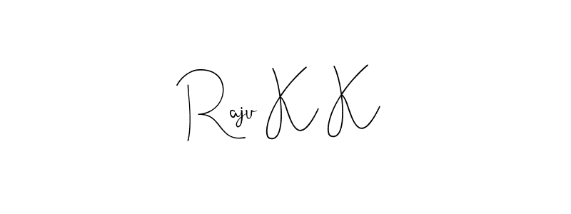 Raju K K stylish signature style. Best Handwritten Sign (Andilay-7BmLP) for my name. Handwritten Signature Collection Ideas for my name Raju K K. Raju K K signature style 4 images and pictures png