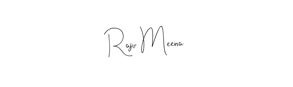 Also we have Raju Meena name is the best signature style. Create professional handwritten signature collection using Andilay-7BmLP autograph style. Raju Meena signature style 4 images and pictures png