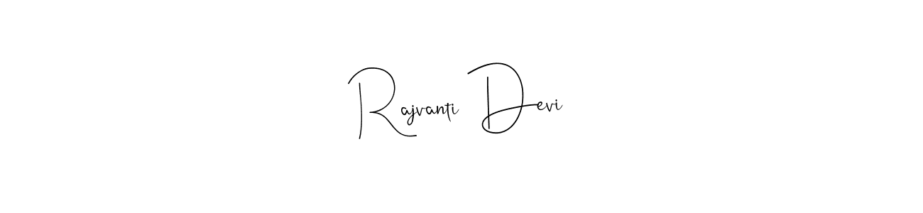 Make a beautiful signature design for name Rajvanti Devi. Use this online signature maker to create a handwritten signature for free. Rajvanti Devi signature style 4 images and pictures png