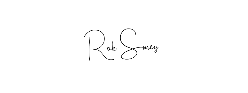 Make a short Rak Smey signature style. Manage your documents anywhere anytime using Andilay-7BmLP. Create and add eSignatures, submit forms, share and send files easily. Rak Smey signature style 4 images and pictures png