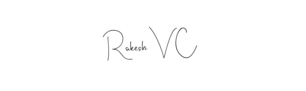 This is the best signature style for the Rakesh V C name. Also you like these signature font (Andilay-7BmLP). Mix name signature. Rakesh V C signature style 4 images and pictures png