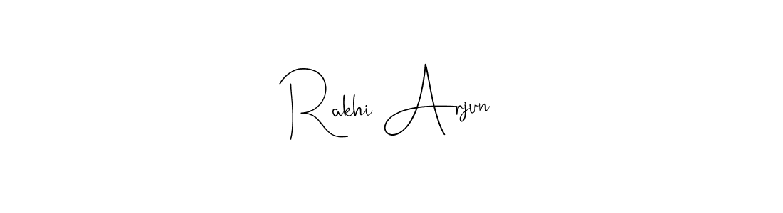 It looks lik you need a new signature style for name Rakhi Arjun. Design unique handwritten (Andilay-7BmLP) signature with our free signature maker in just a few clicks. Rakhi Arjun signature style 4 images and pictures png