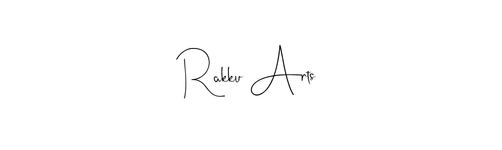 Rakku Arts stylish signature style. Best Handwritten Sign (Andilay-7BmLP) for my name. Handwritten Signature Collection Ideas for my name Rakku Arts. Rakku Arts signature style 4 images and pictures png