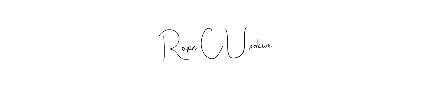 You can use this online signature creator to create a handwritten signature for the name Ralph C Uzokwe. This is the best online autograph maker. Ralph C Uzokwe signature style 4 images and pictures png