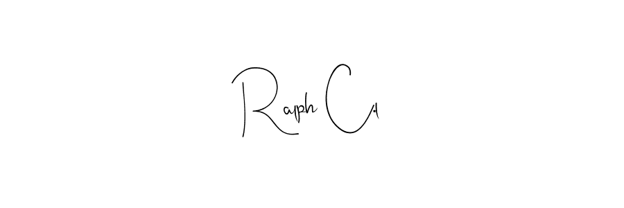 Ralph C.l stylish signature style. Best Handwritten Sign (Andilay-7BmLP) for my name. Handwritten Signature Collection Ideas for my name Ralph C.l. Ralph C.l signature style 4 images and pictures png