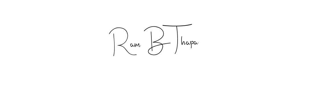 if you are searching for the best signature style for your name Ram B Thapa. so please give up your signature search. here we have designed multiple signature styles  using Andilay-7BmLP. Ram B Thapa signature style 4 images and pictures png