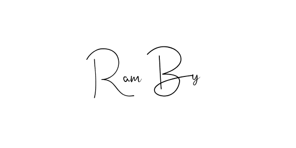 Make a beautiful signature design for name Ram By. With this signature (Andilay-7BmLP) style, you can create a handwritten signature for free. Ram By signature style 4 images and pictures png