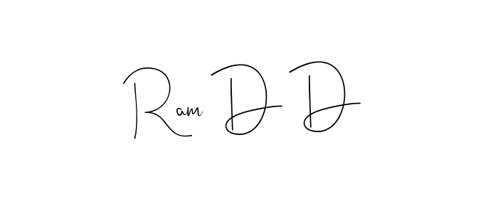 Best and Professional Signature Style for Ram D D. Andilay-7BmLP Best Signature Style Collection. Ram D D signature style 4 images and pictures png