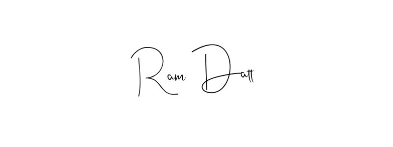 Make a beautiful signature design for name Ram Datt. With this signature (Andilay-7BmLP) style, you can create a handwritten signature for free. Ram Datt signature style 4 images and pictures png