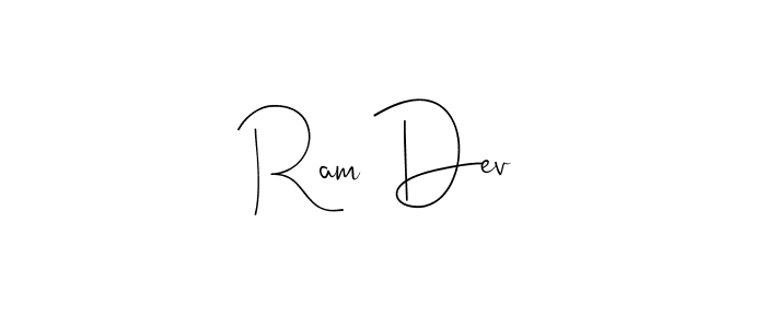 Andilay-7BmLP is a professional signature style that is perfect for those who want to add a touch of class to their signature. It is also a great choice for those who want to make their signature more unique. Get Ram Dev name to fancy signature for free. Ram Dev signature style 4 images and pictures png