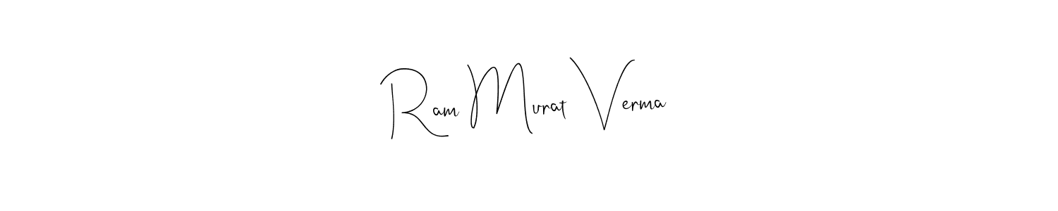 It looks lik you need a new signature style for name Ram Murat Verma. Design unique handwritten (Andilay-7BmLP) signature with our free signature maker in just a few clicks. Ram Murat Verma signature style 4 images and pictures png