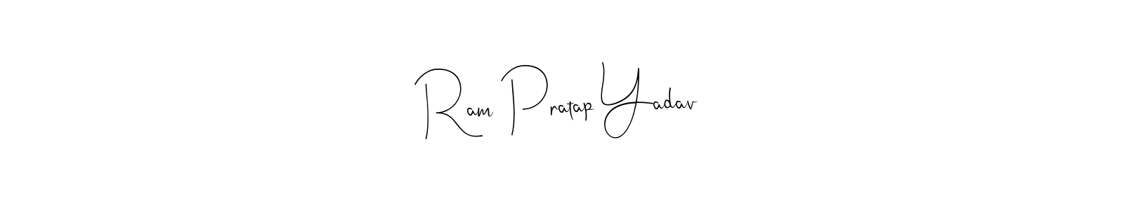 Make a beautiful signature design for name Ram Pratap Yadav. With this signature (Andilay-7BmLP) style, you can create a handwritten signature for free. Ram Pratap Yadav signature style 4 images and pictures png