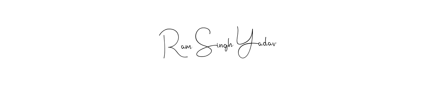 Similarly Andilay-7BmLP is the best handwritten signature design. Signature creator online .You can use it as an online autograph creator for name Ram Singh Yadav. Ram Singh Yadav signature style 4 images and pictures png