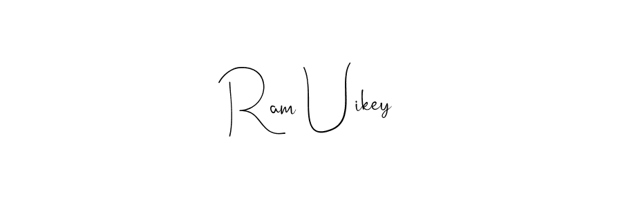 Use a signature maker to create a handwritten signature online. With this signature software, you can design (Andilay-7BmLP) your own signature for name Ram Uikey. Ram Uikey signature style 4 images and pictures png