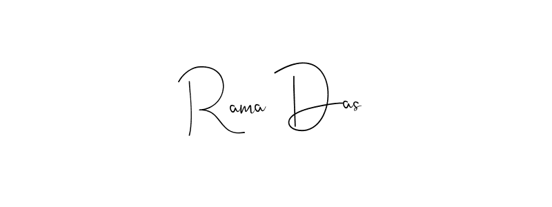 How to make Rama Das signature? Andilay-7BmLP is a professional autograph style. Create handwritten signature for Rama Das name. Rama Das signature style 4 images and pictures png