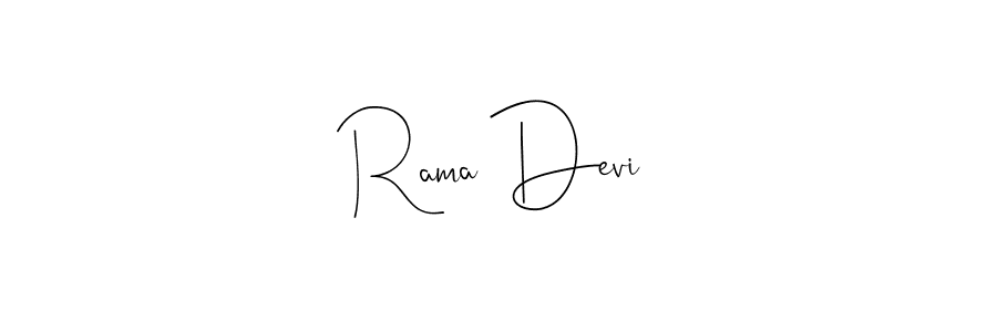 The best way (Andilay-7BmLP) to make a short signature is to pick only two or three words in your name. The name Rama Devi include a total of six letters. For converting this name. Rama Devi signature style 4 images and pictures png