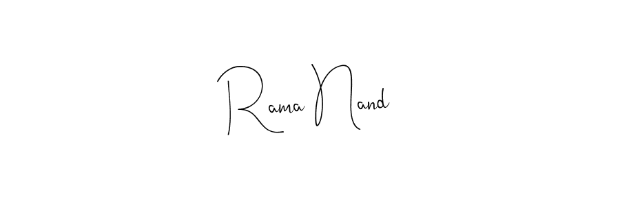 You can use this online signature creator to create a handwritten signature for the name Rama Nand. This is the best online autograph maker. Rama Nand signature style 4 images and pictures png