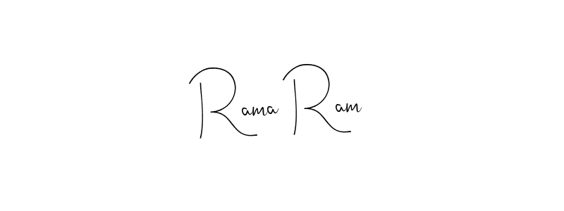 How to make Rama Ram signature? Andilay-7BmLP is a professional autograph style. Create handwritten signature for Rama Ram name. Rama Ram signature style 4 images and pictures png