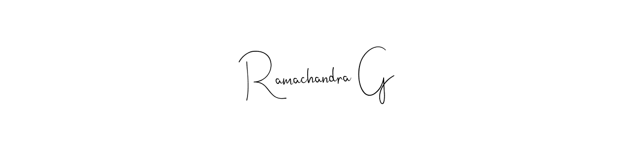 Also You can easily find your signature by using the search form. We will create Ramachandra G name handwritten signature images for you free of cost using Andilay-7BmLP sign style. Ramachandra G signature style 4 images and pictures png