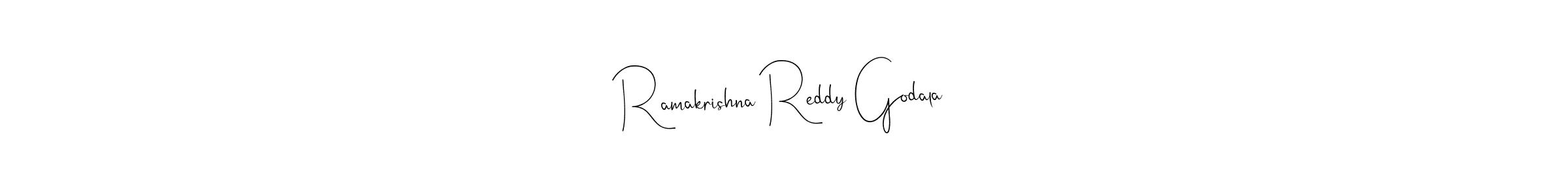 It looks lik you need a new signature style for name Ramakrishna Reddy Godala. Design unique handwritten (Andilay-7BmLP) signature with our free signature maker in just a few clicks. Ramakrishna Reddy Godala signature style 4 images and pictures png