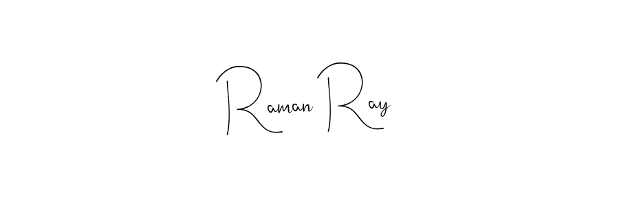 Make a beautiful signature design for name Raman Ray. Use this online signature maker to create a handwritten signature for free. Raman Ray signature style 4 images and pictures png