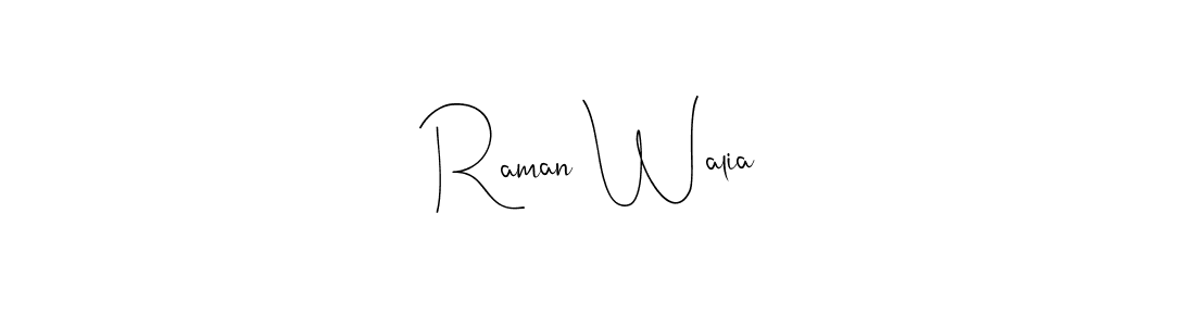 This is the best signature style for the Raman Walia name. Also you like these signature font (Andilay-7BmLP). Mix name signature. Raman Walia signature style 4 images and pictures png