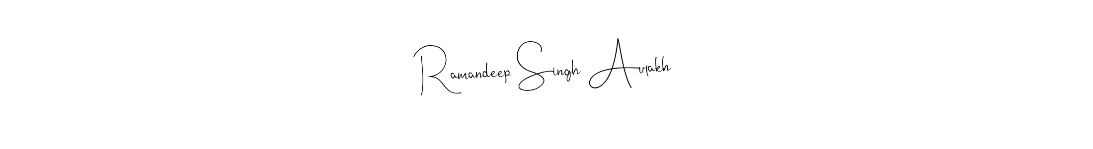 Use a signature maker to create a handwritten signature online. With this signature software, you can design (Andilay-7BmLP) your own signature for name Ramandeep Singh Aulakh. Ramandeep Singh Aulakh signature style 4 images and pictures png