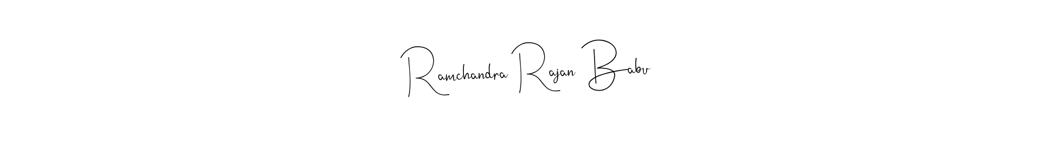 You can use this online signature creator to create a handwritten signature for the name Ramchandra Rajan Babu. This is the best online autograph maker. Ramchandra Rajan Babu signature style 4 images and pictures png