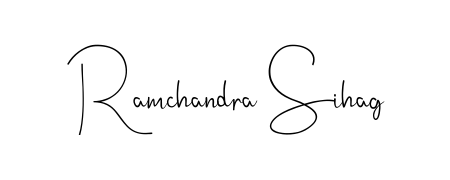 Stand out with a creative autograph for Ramchandra Sihag. The Andilay-7BmLP styling blends modern aesthetics with classic signature flourishes. Ramchandra Sihag signature style 4 images and pictures png