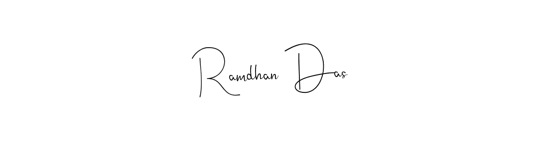 Also we have Ramdhan Das name is the best signature style. Create professional handwritten signature collection using Andilay-7BmLP autograph style. Ramdhan Das signature style 4 images and pictures png