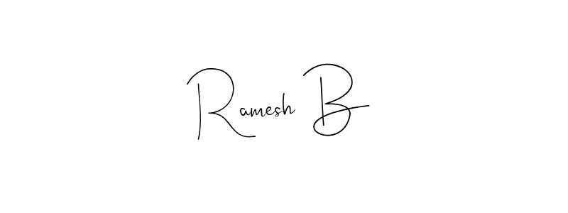You can use this online signature creator to create a handwritten signature for the name Ramesh B. This is the best online autograph maker. Ramesh B signature style 4 images and pictures png