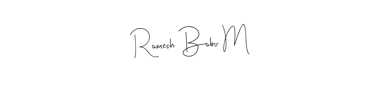 How to Draw Ramesh Babu M signature style? Andilay-7BmLP is a latest design signature styles for name Ramesh Babu M. Ramesh Babu M signature style 4 images and pictures png