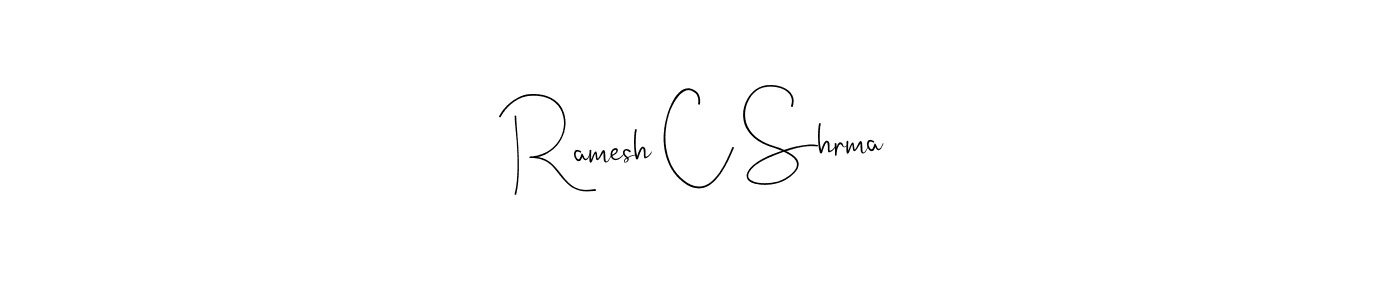 This is the best signature style for the Ramesh C Shrma name. Also you like these signature font (Andilay-7BmLP). Mix name signature. Ramesh C Shrma signature style 4 images and pictures png
