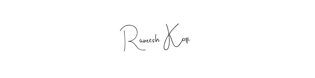 This is the best signature style for the Ramesh Kolli name. Also you like these signature font (Andilay-7BmLP). Mix name signature. Ramesh Kolli signature style 4 images and pictures png