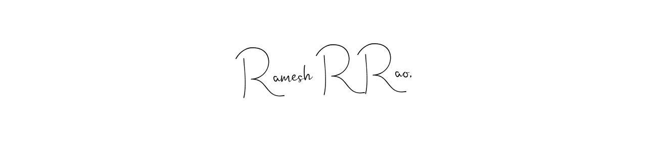 Also You can easily find your signature by using the search form. We will create Ramesh R Rao, name handwritten signature images for you free of cost using Andilay-7BmLP sign style. Ramesh R Rao, signature style 4 images and pictures png